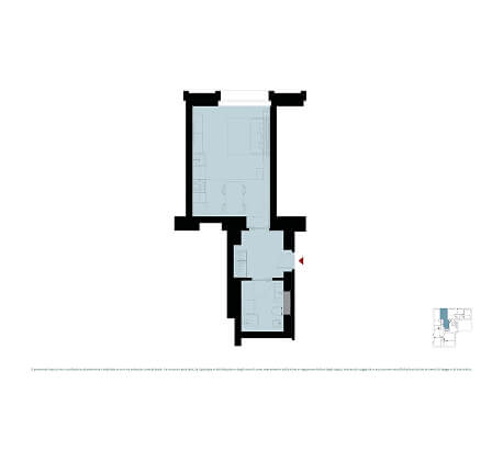 Monolocale planimetria 2